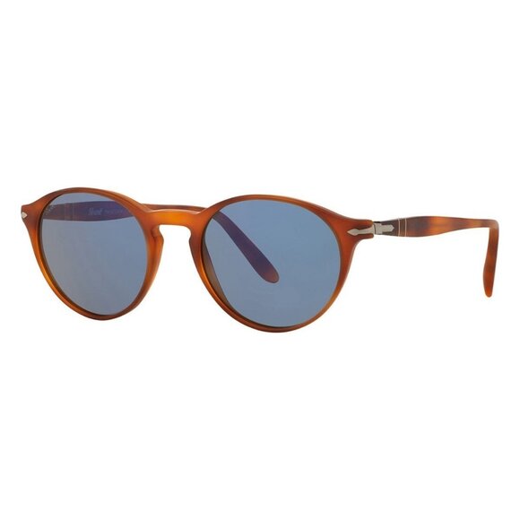 New PERSOL Brown Round PO3092SM 9006/56 Sunglasses Women - Picture 1 of 5